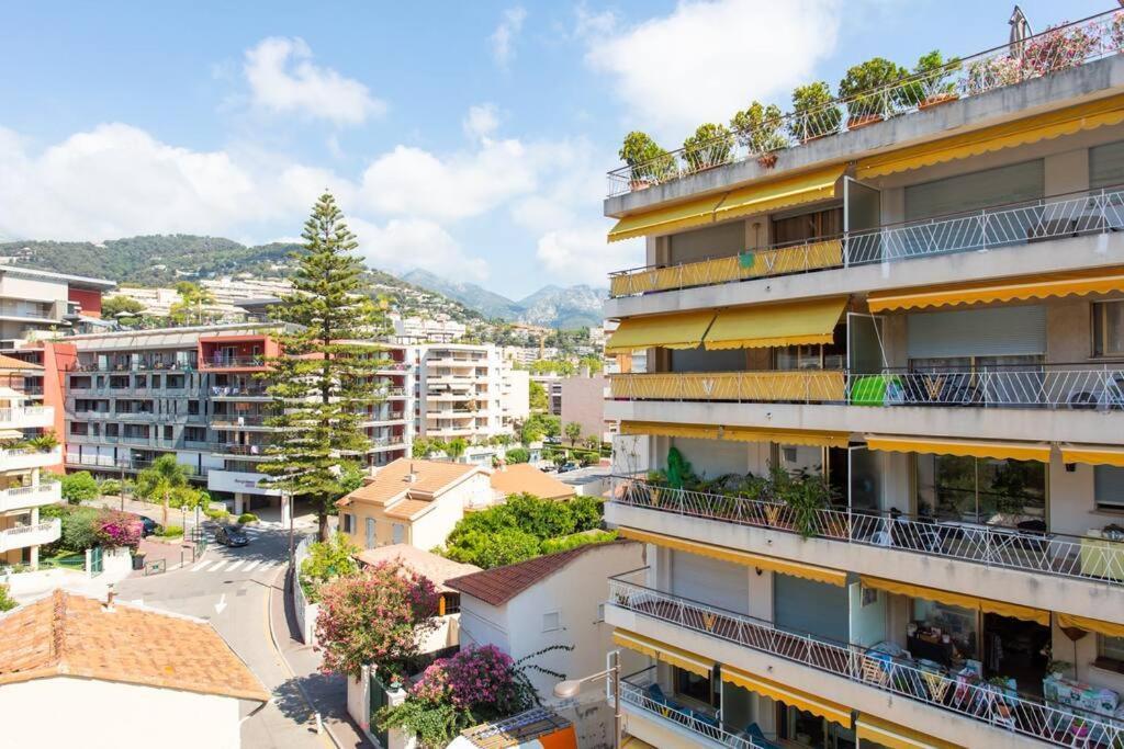 La Perle 2 P Terrasse Vue Mer 1Min Plage Clim Roquebrune-Cap-Martin Zewnętrze zdjęcie