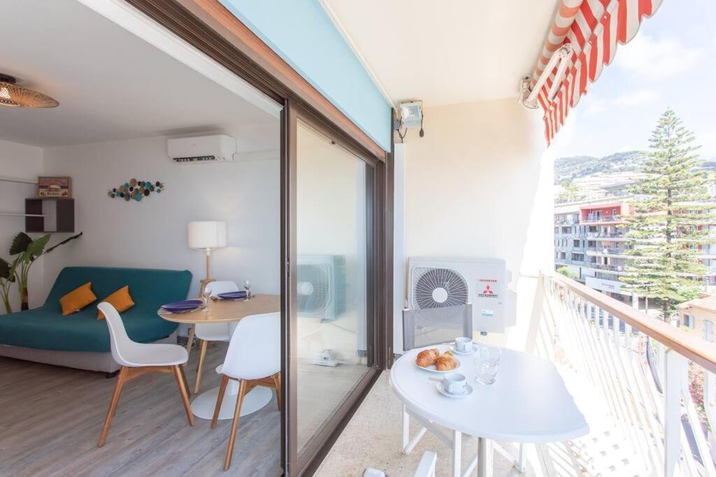 La Perle 2 P Terrasse Vue Mer 1Min Plage Clim Roquebrune-Cap-Martin Zewnętrze zdjęcie