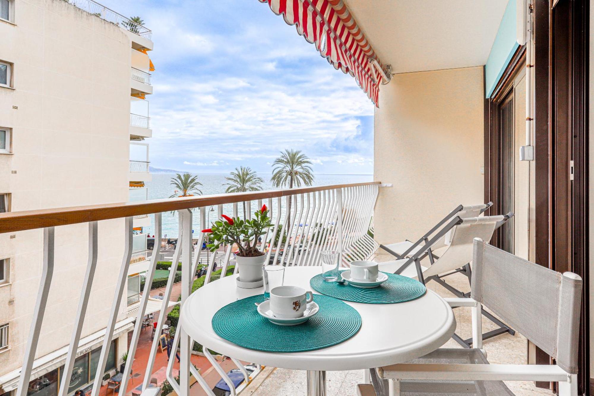 La Perle 2 P Terrasse Vue Mer 1Min Plage Clim Roquebrune-Cap-Martin Zewnętrze zdjęcie
